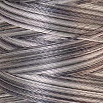 Preview: Spule Poly Sheen Multi Overcast Greys, bunt mit Grau, Anthrazit und Weiß